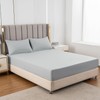 Soifox Super King Fitted Sheet Grey - Bed Sheets with