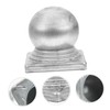 LALAFINA 4pcs Ball Shape Newel Post Caps Decorative Fence Post