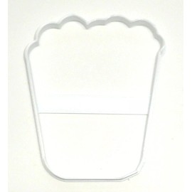 AJT POPCORN OUTLINE MOVIE CINEMA CARNIVAL SNACK COOKIE CUTTER MADE IN USA PR2673