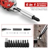 Multitool Wrench, with Adjustable Wrench/Flat Screwdriver/Phillips Screwdriver/Bottle opener/9 Different Sizes
