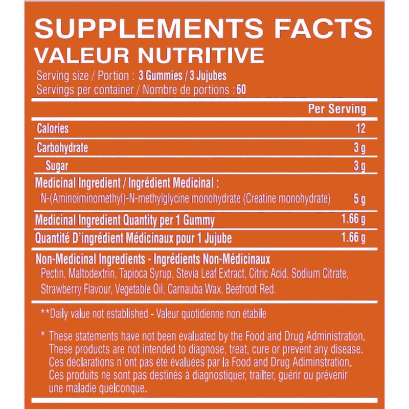 Limitless Pharma Pure Creatine Gummies | 5g Creatine Monohydrate |