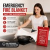 Emergency Fire Blanket for Home & Outdoor Safety – Fiberglass