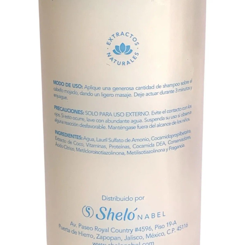 Shampoo Coco Shelo Nabel 530ml Piezas