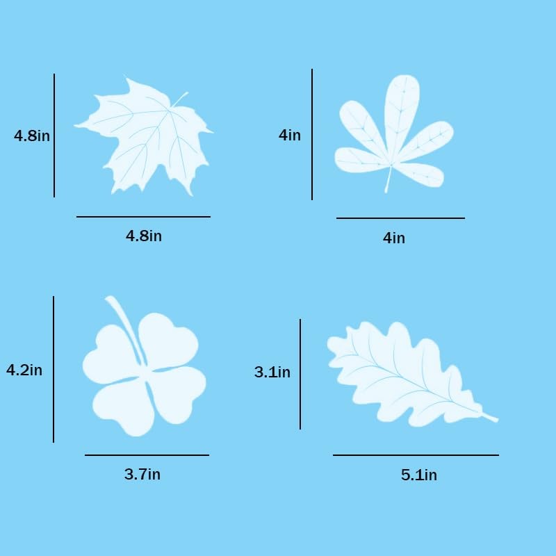 26pcs Leaf Window Strike Prevention Stickers Anti-Collision Window Clings Prevent