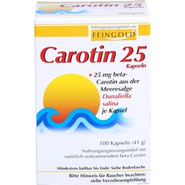 Carotin 25 Feingold, 100 St
