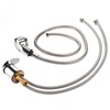 Shampoo Bed Faucet Kit Ceramic Valve Good Sealing Hot Cold
