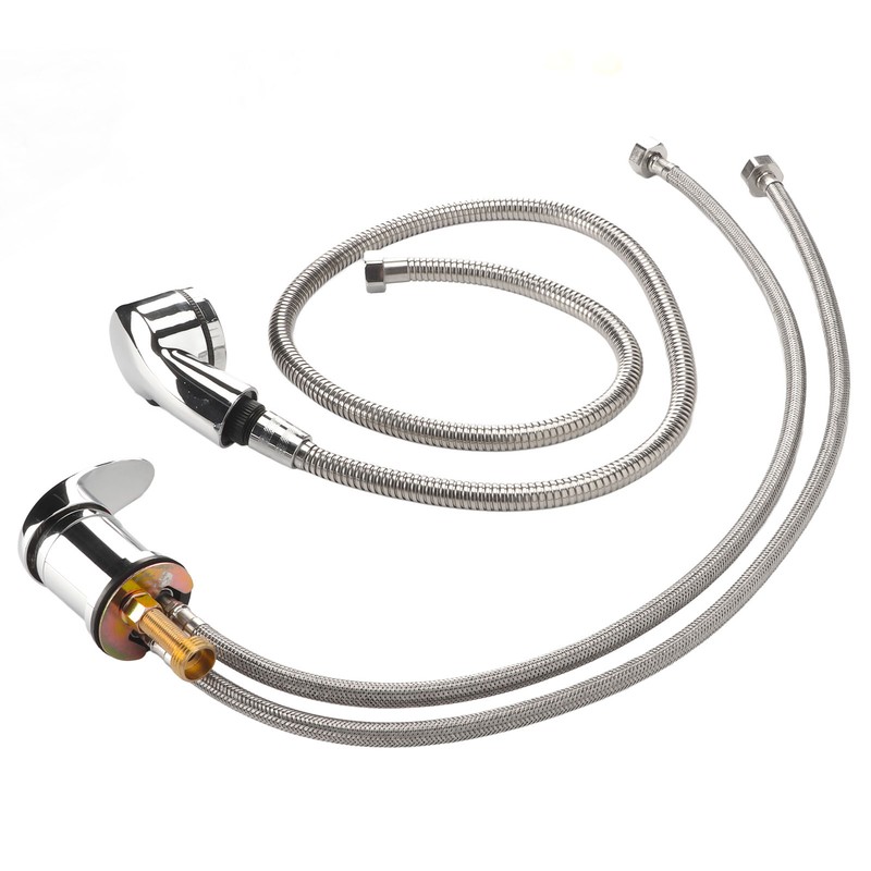 Shampoo Bed Faucet Kit Ceramic Valve Good Sealing Hot Cold
