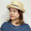 Basiquench Pork Pie, Moisture-Resistant Straw Roll Hat, Hat, Straw Straw,