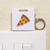 'Pepperoni Pizza Slice' Keyring Tape Measure/Spirit Level Tool (KM00042007)