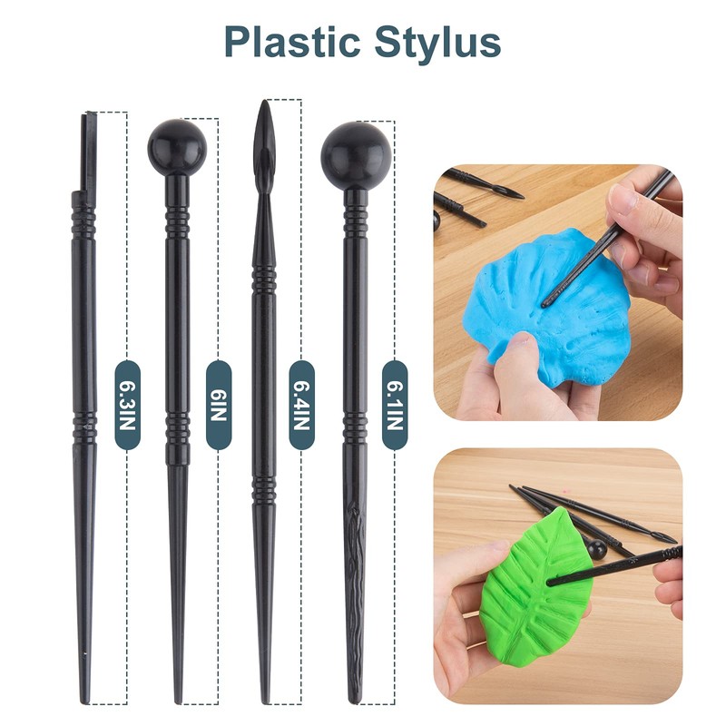 Luney Clay Tools Kit, 25 PCS Ceramics Polymer Clay Sculpting