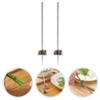 Yardwe 2 Pieces Onion Flower Cutter Stainless Steel Plum Blossom