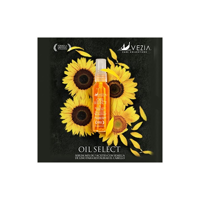 Serum Para Cabello Mix 7 Aceites Oil Select Vezia 60ml