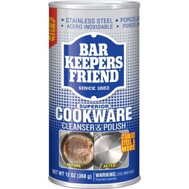 Bar Keepers Friend Superior Cookware Cleanser & Polish | 12-Ounces | 1-Unit