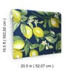 RoomMates RMK11657WP Lemon Zest Yellow and Navy Peel and Stick