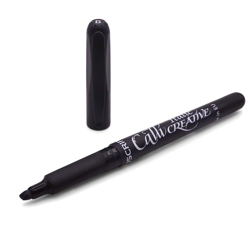MANUSCRIPT Callicreative Italic Crafter Markers (Broad Tip, Black)