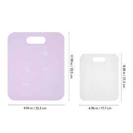 Alipis 2Pcs Shirt Folder Boards, Plastic Clothes Folding Boards T Shirt Organizer Clothes Sweaters Folding Tools for Home, Travel, Retail Stores (Kids Size + Adults Size)