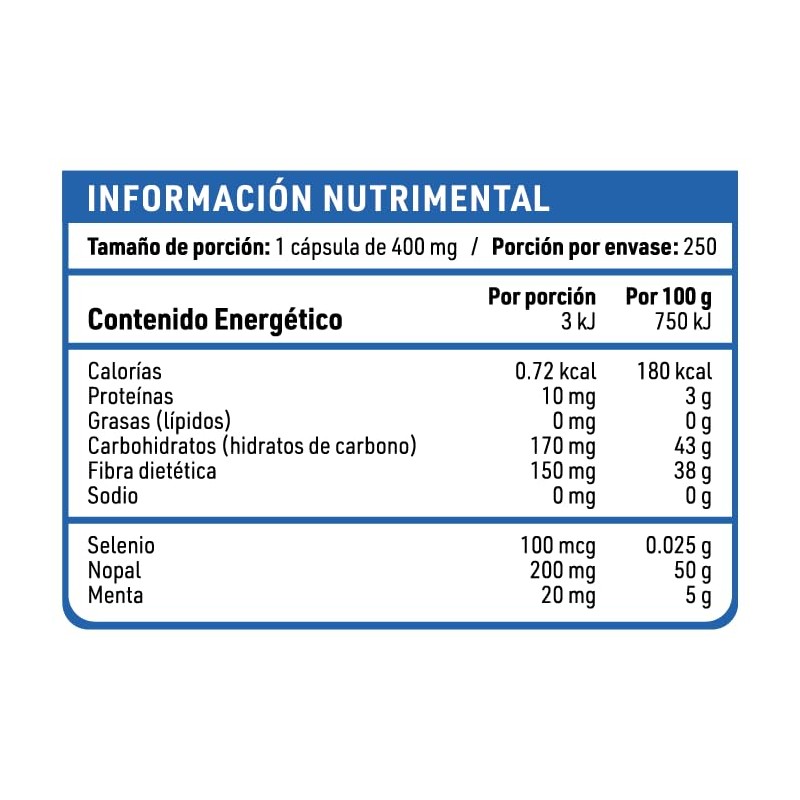 Baboo Selenio 250 Capsulas Capsula 400mg 100mcg Puro