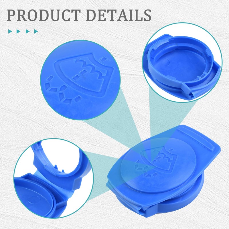 Huli 1Pc Washer Fluid Cap Durable Windshield Wiper Fluid Cap