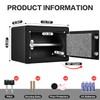 Safe for Home, 1.0 Cubic Feet Small Safe with Removable