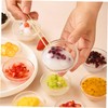 Ipetboom 10PCS Transparent Glass Facial Mask Mixing Bowls DIY Modulating