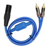 XLR Male to Dual RCA Sound Cable 3.3ft Stereo XLR