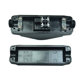 FILSHU Inline Cord Switch 16A 125V/250V AC Black Inline ON/Off Rocker Button with Red Indicator Light，Screw Terminal