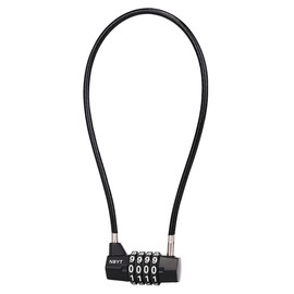 4-Digit U-Lock Bicycle Combination Password Combination Lock Suitcase Lock Luggage Lock Long Padlock, 180 mm Password U Lock Travel Lock Security Lock for Fences, Bicycle