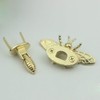 Turn Lock，Purses Handbag Decorative Lock，Bee Shape Clasp Decoration Metal Hardware