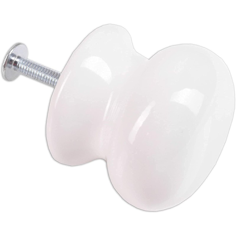 Pack of 10 Ceramic Knobs for Cupboards & Draws 38mm