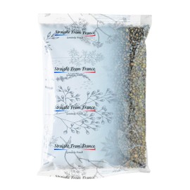 Straight from France Genuinely French, Non GMO Certified French Green Lentils, All Natural Dry Lentils, Rich in Plant Based Protein and Dietary Fibers 14.5 Oz