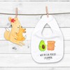Mr. & Mrs. Panda Organic Baby Bib Avocado + Toast,