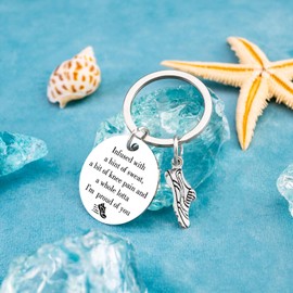 MigPio Runner Gifts Marathon Essentials Track and Field Accessories Marathon Keychain Gifts Cross Country Running Gift for Runners Running Lovers Keychain