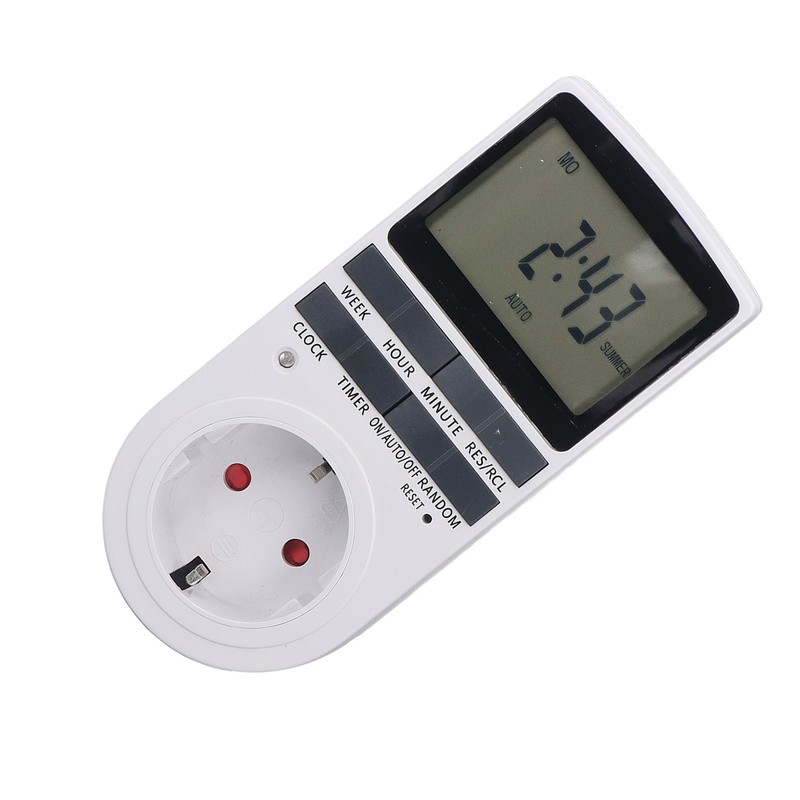 Timer Outlet Digital Intelligent Energy Saving Flame Retardant High Power