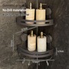 2Pack Suction Cup Corner Shelf, No Drill Bathroom Wall Mounted