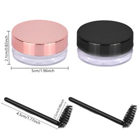 Eyebrow Styling Soap Gel, Eyebrow Styling Soap Wax Kit, Eyebrow Styling Pomade for Natural Brows, Durable Waterproof Wild Eyebrow Eyebrow Gel with Brush for Shaping Defining (A)