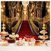 Red Carpet Backdrop 10x8ft Luxurious European Palace Backdrop