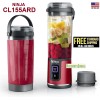 Ninja Blast CL155ARD Portable Blender 2 18oz vessels and lids