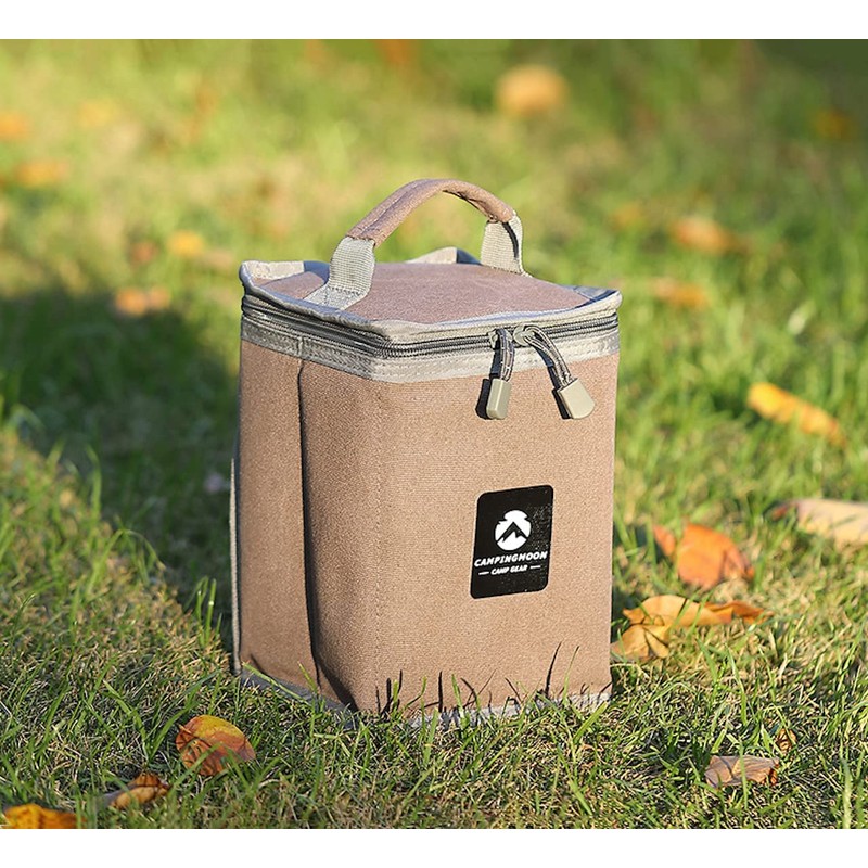CAMPING MOON T-8-BC Lantern, Storage Box, For OD Cans, Canvas,