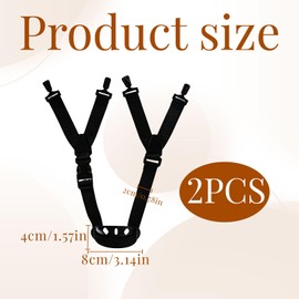 2Pcs Hard Hat Chin Strap,Adjustable Safety Helmet Strap,Black Chin Strap for Hard Hat,Helmet Strap Compatible with Most Hard Hats