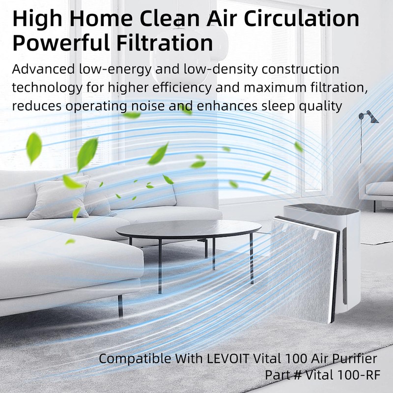 Vital 100 HEPA Filter, Vital 100 Filter Replacement Compatible with
