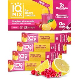 IQBAR IQMIX - Polvo de electrolitos hidratantes frmula 4 en 1 para hidratacin, claridad mental, estado de nimo y recuperacin. Mezcla de bebida sin... 