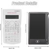 KK-82MS-B/KK-82MS-D Portable Engineering Scientific Calculator with 4.4 Inch LCD Erasable
