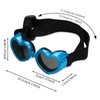 Dog Heart Shaped Goggles Wind-Resistant – Stylish Cute UV Protection