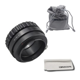 B4 to NIK-Z Lens Mount Adapter, Compatible B4 (2/3 Inch) Lens to Compatible with Nik-Z fc, Z30, Z9, Z8, Z6, Z7, Z6 II, Z7 II, Z5, Z50+ with 1/4 Inch and 3/8 Inch Tripod + Lens Cleaning Cloth