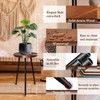 Klxuyuo Acacia Wood Plant Stand Indoor Tall Plant Holder Table