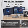 UANTIN DisplayPort to HDMI and DisplayPort Adapter, 4K 60Hz DP