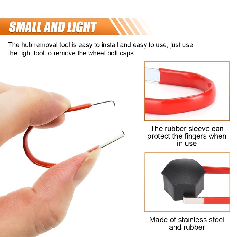 LAINLOY Wheel Lug Cap Cover Removal Tool Set, 3 Type