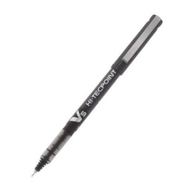 Pilot V5 Liquid Ink Rollerball 0.5 mm Tip (Single Pen) - Black Box of 12