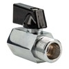 tecuro Mini Ball Valve 1/2 Inch, Female x Male Thread,
