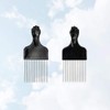2pcs Hairdressing Comb Detangling Comb Wide Tooth Comb Male Rake